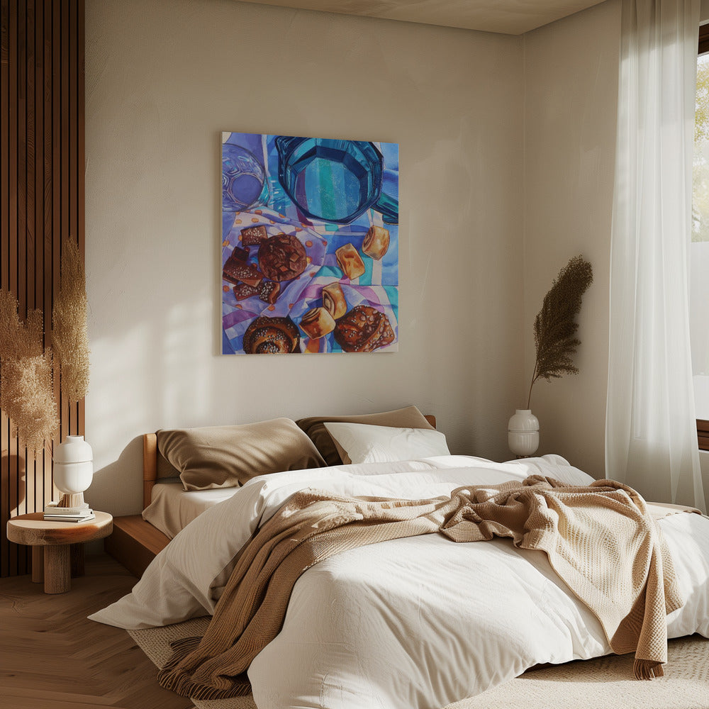 Ochtend op een vrije dag | Canvas