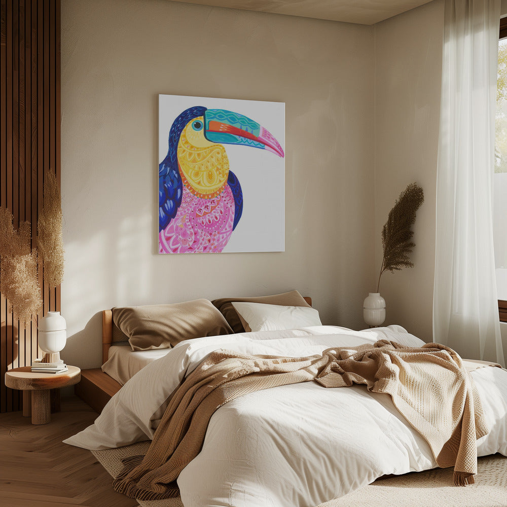 Kleurrijke Toekan | Canvas