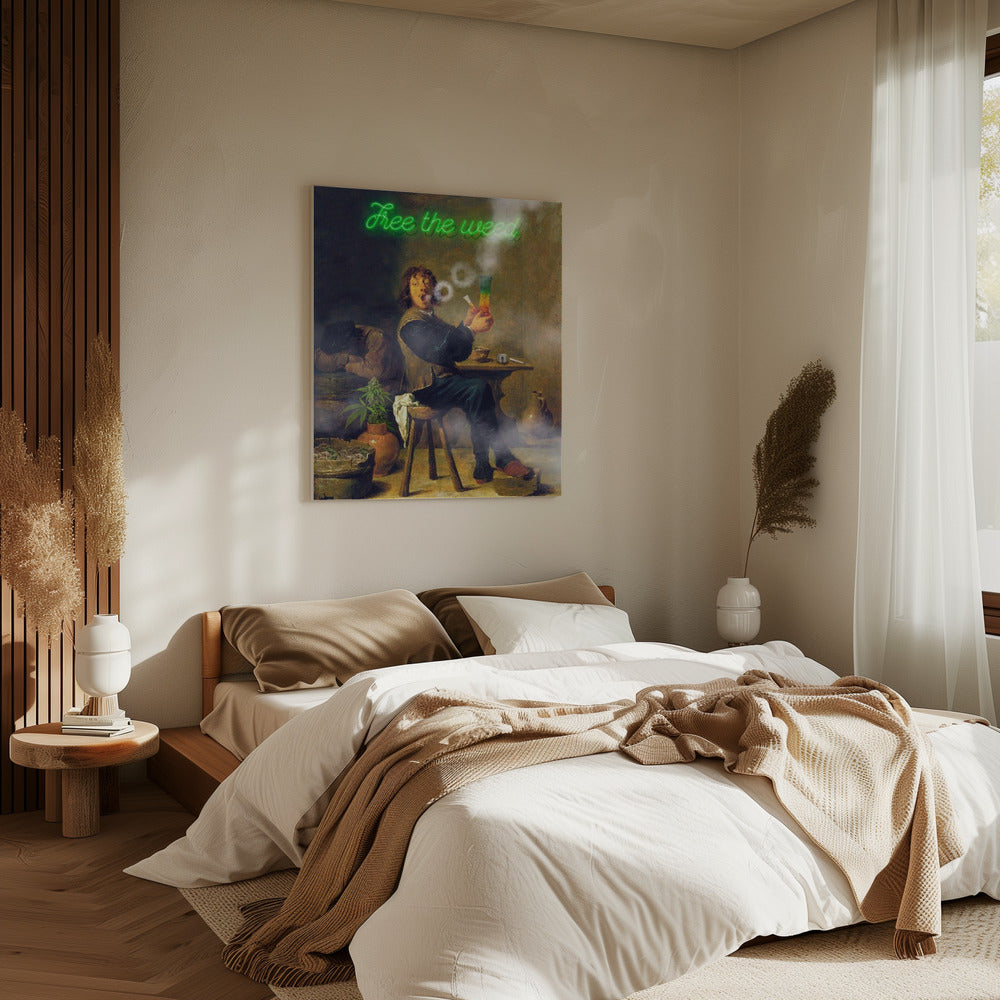 Bevrijd het onkruid | Canvas