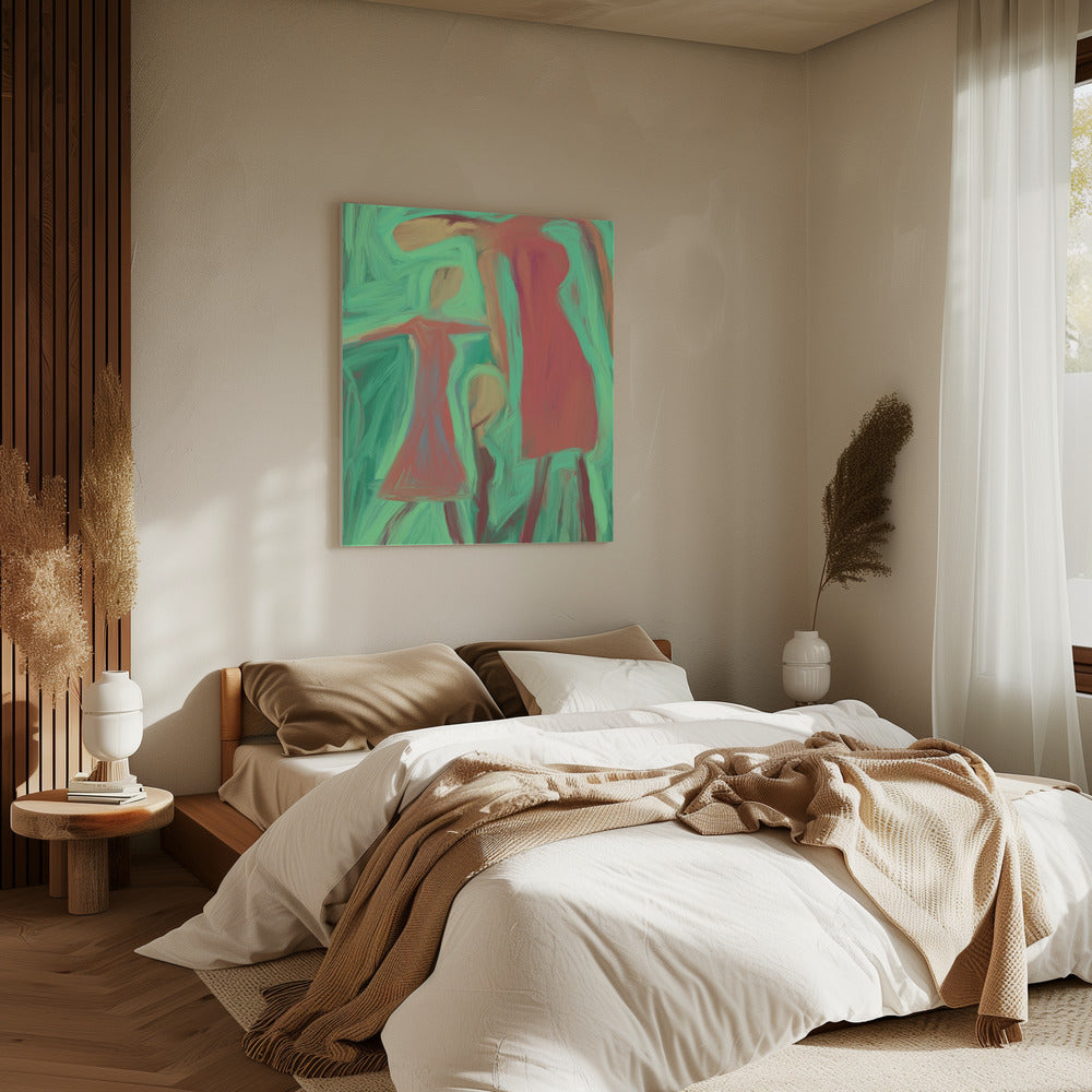 Abstracte mensen | Canvas