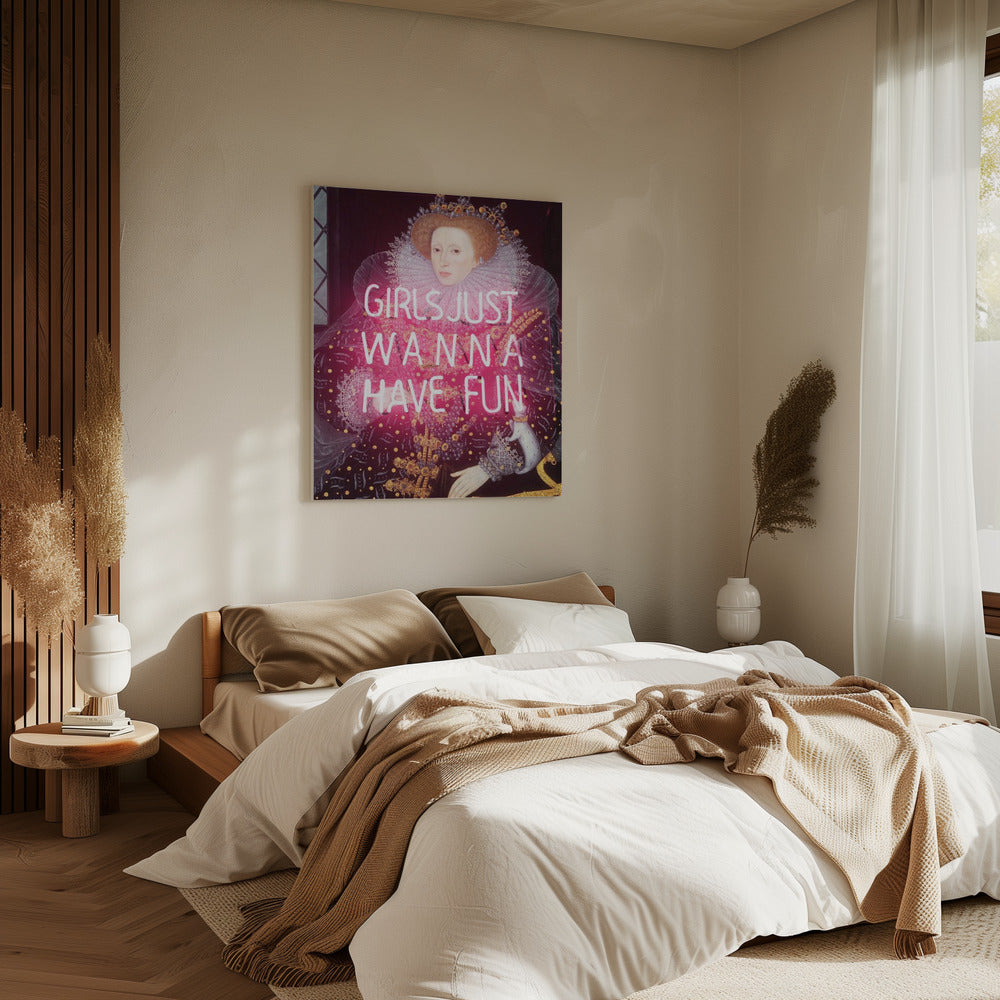 Queenelizabethneon Ratioiso | Canvas