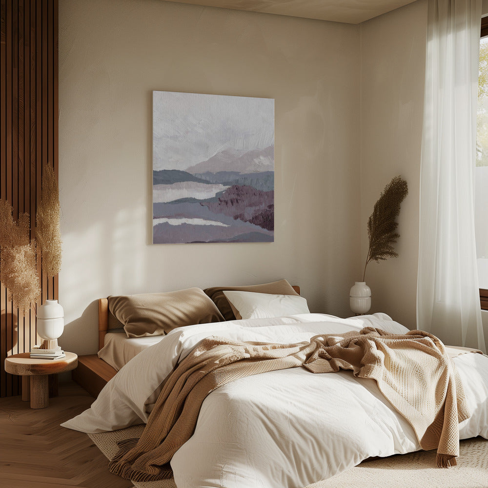 Dromerig landschap | Canvas