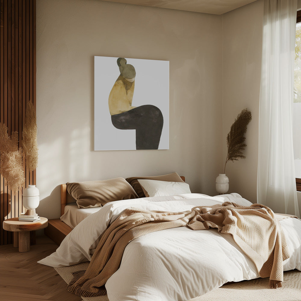 Zittende vrouw nr. 15 | Canvas