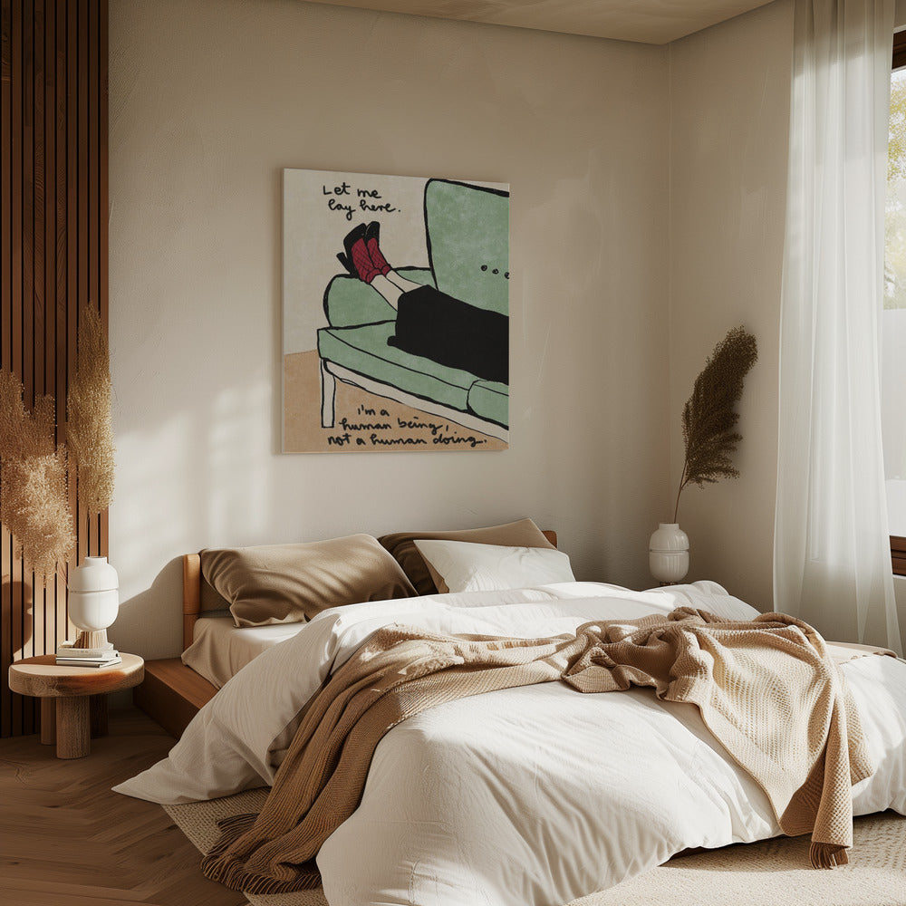Laat me hier liggen | Canvas