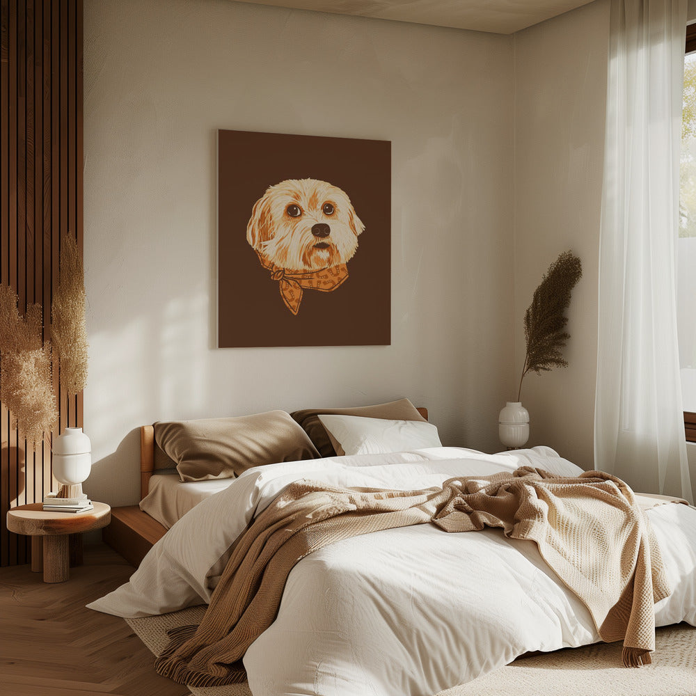 Molly de Cowgirl Pup | Canvas