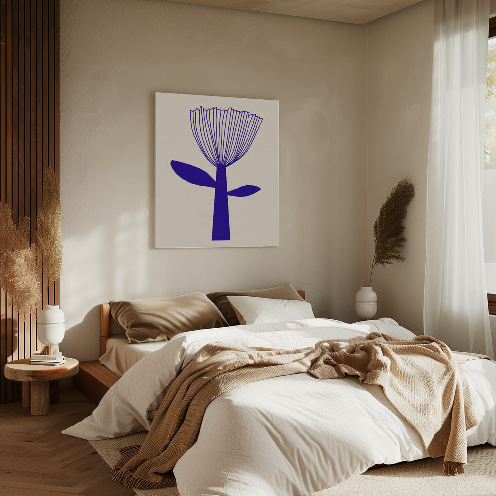 Bloemblauw | Canvas