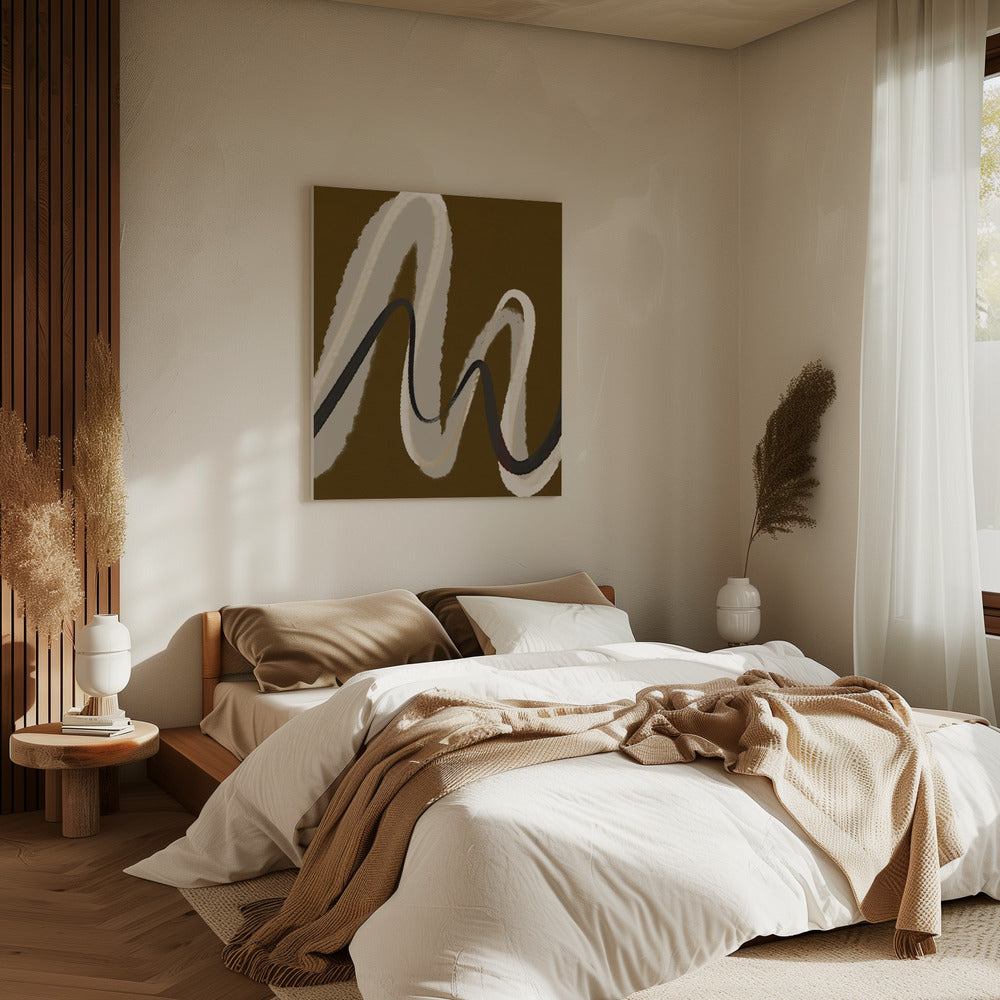 Vloeiende golven | Canvas