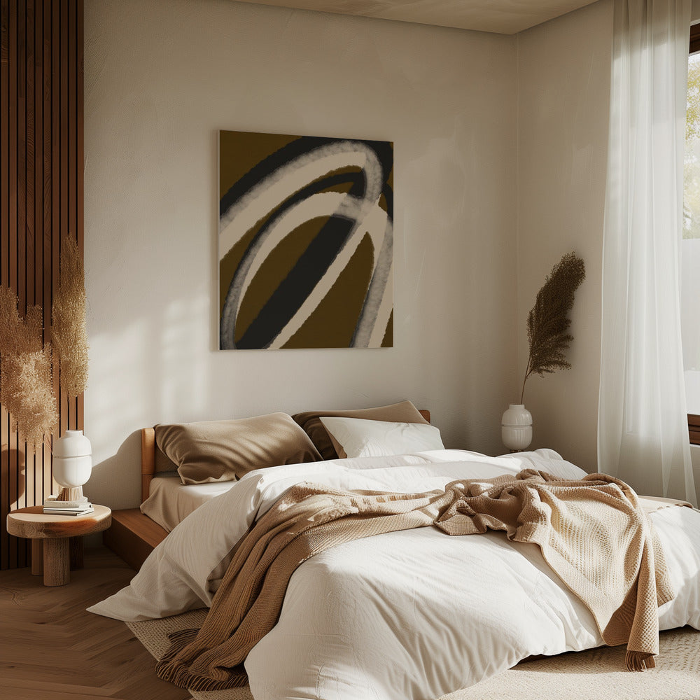 Wervelende schaduwen | Canvas