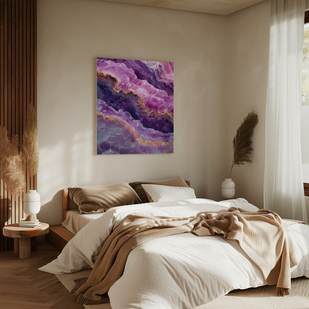 Amethist Magisch Ladscape Grafisch (74) | Canvas