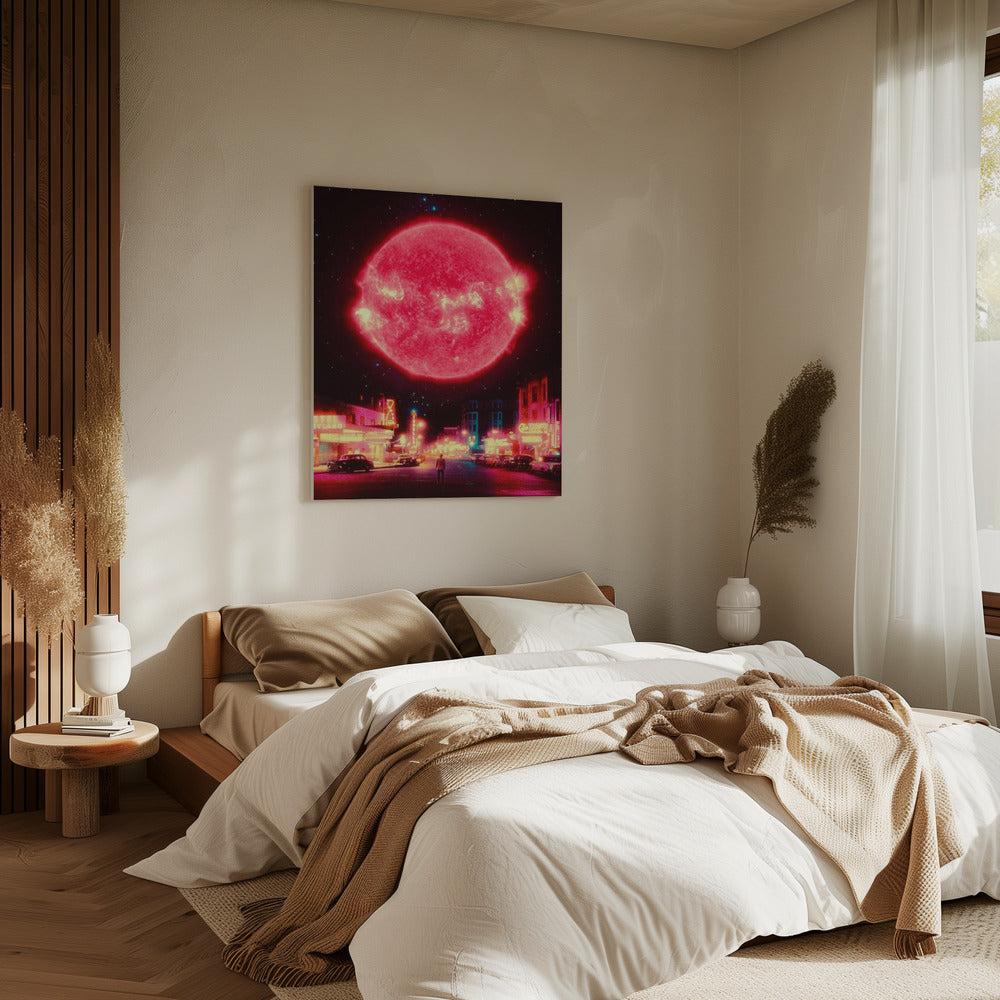Neon Nightfall | Canvas