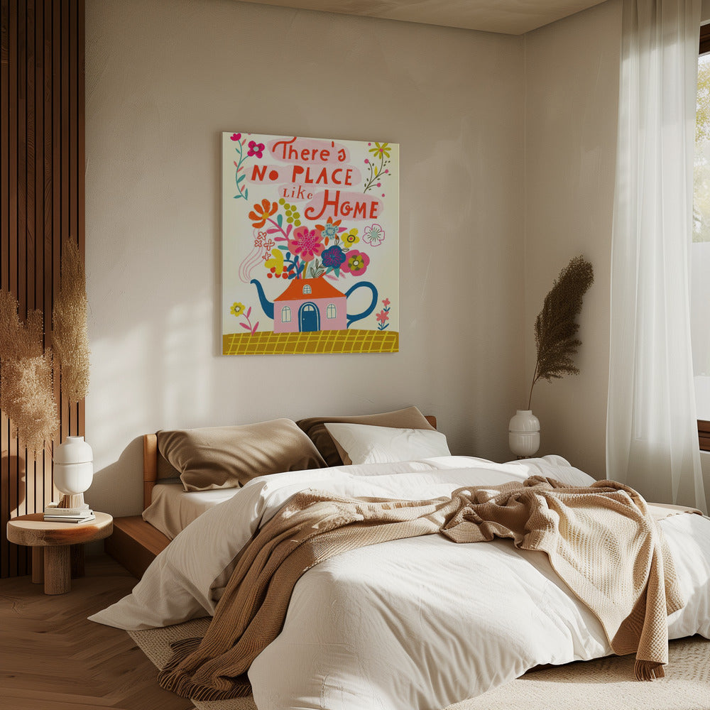 Speels theepothuis | Canvas
