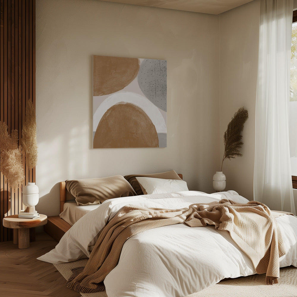 Aardse vormen harmonie | Canvas