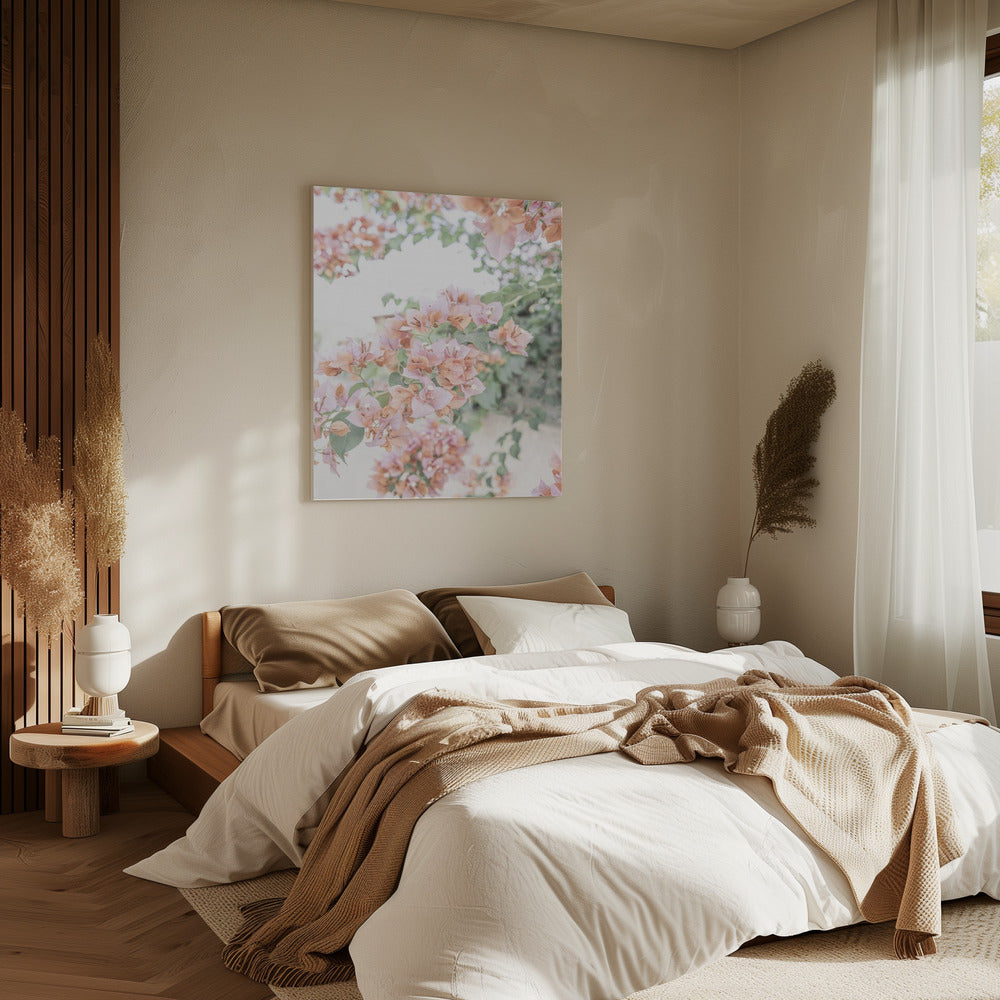 Perzik Bougainvillea | Canvas