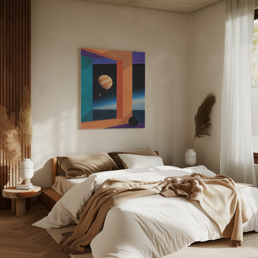Een kamer met uitzicht | Canvas