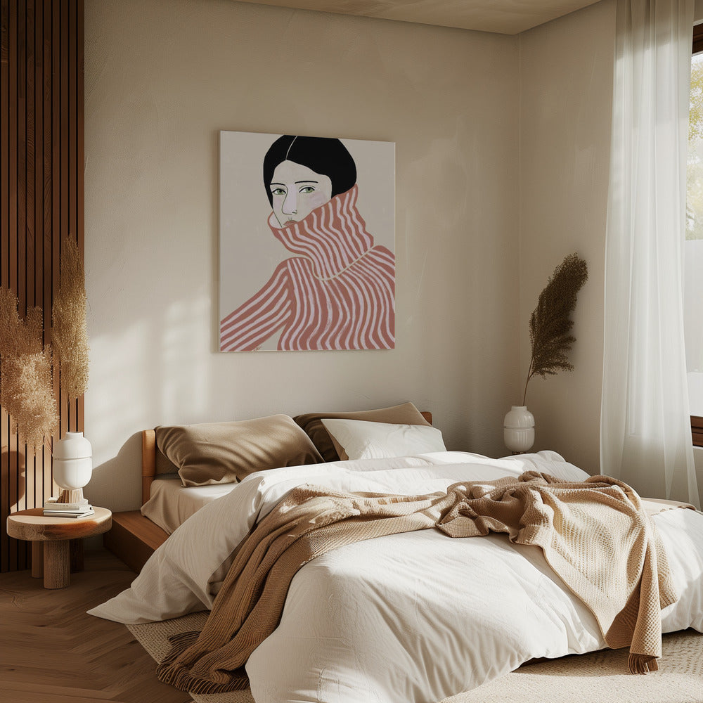 Dame in trui | Canvas