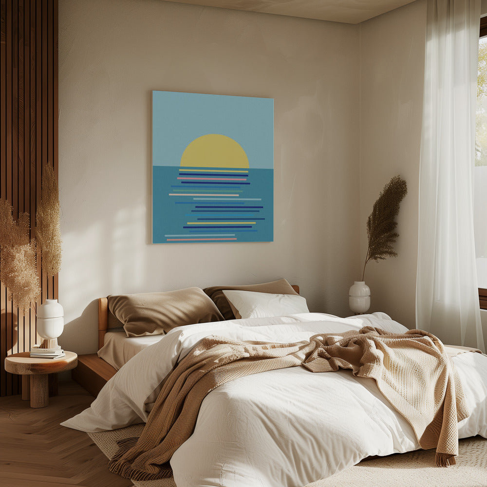Zonsopgang in Ahrenshoop | Canvas