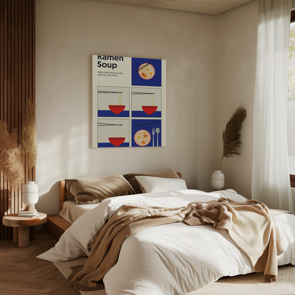 Poster Ramensoep | Canvas
