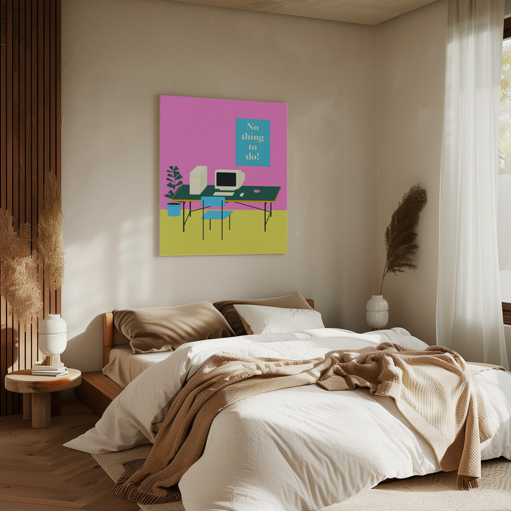Niets te doen | Canvas