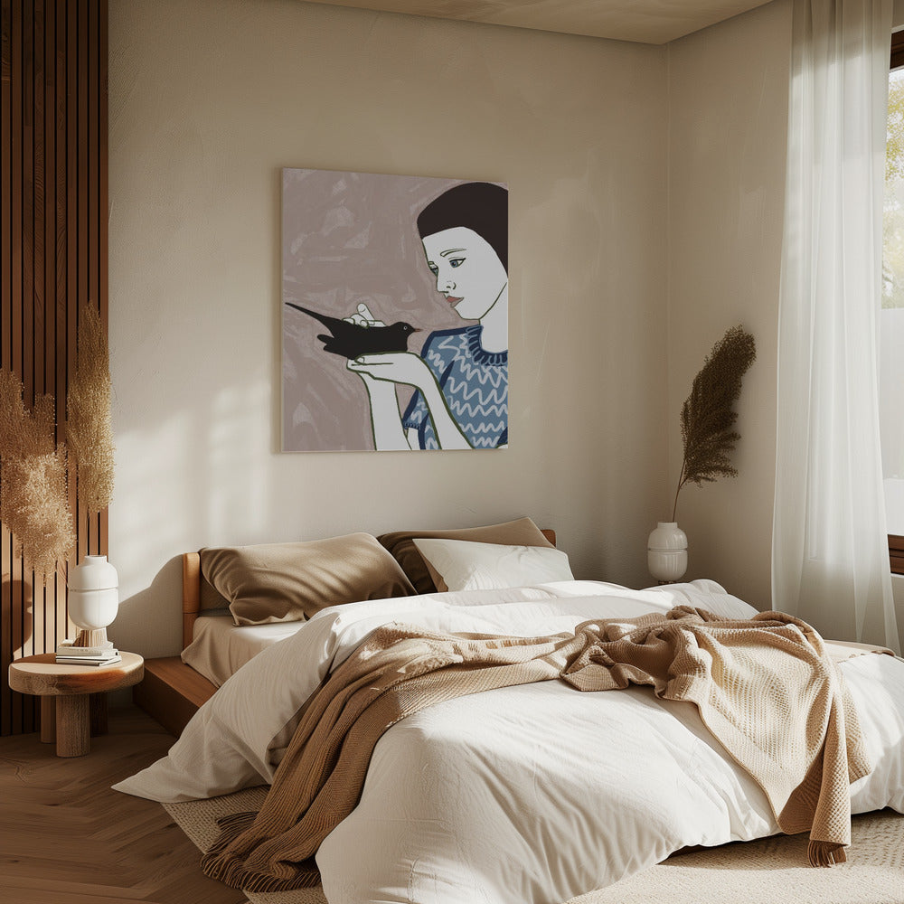 Vogelvrouw | Canvas