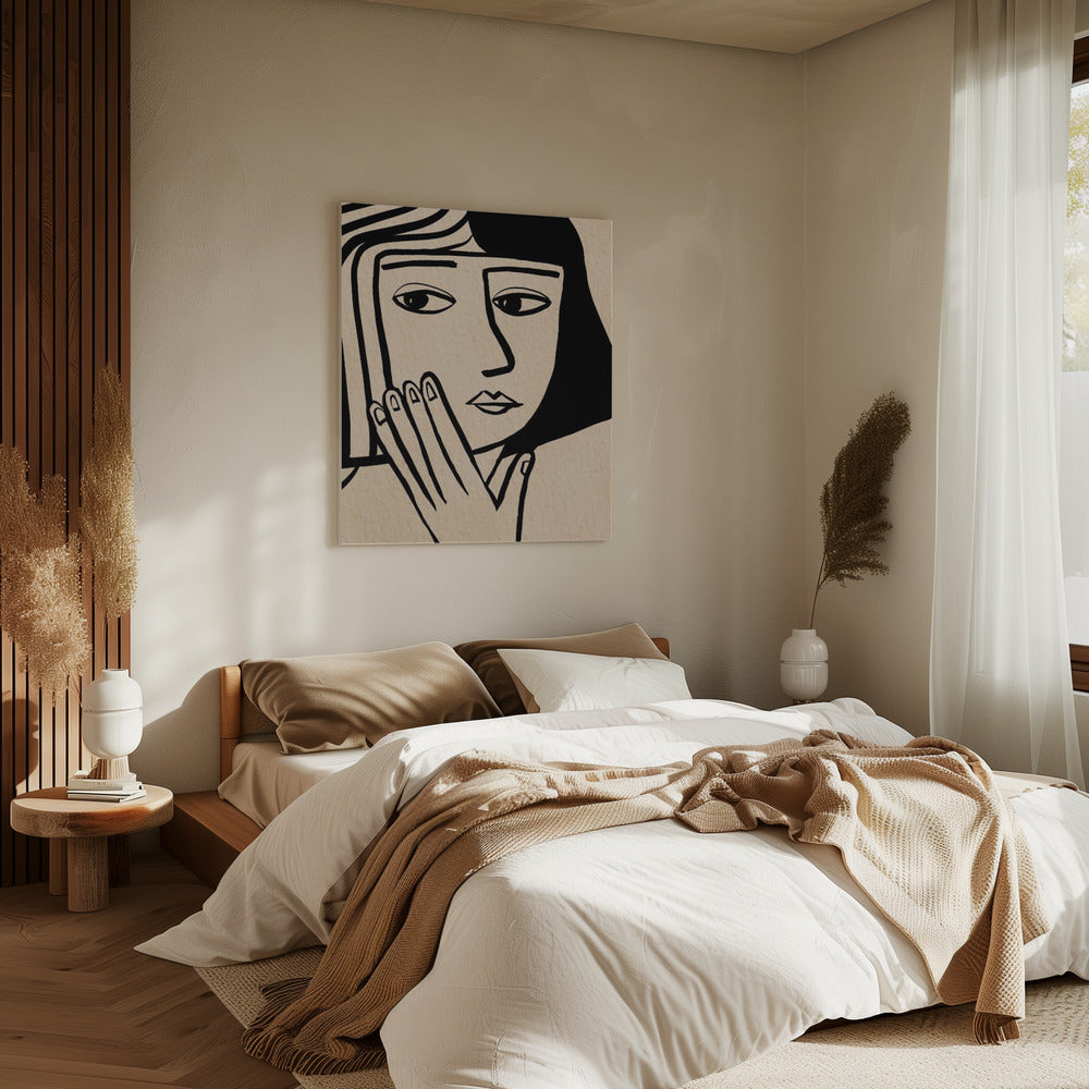 Meisje met de look | Canvas