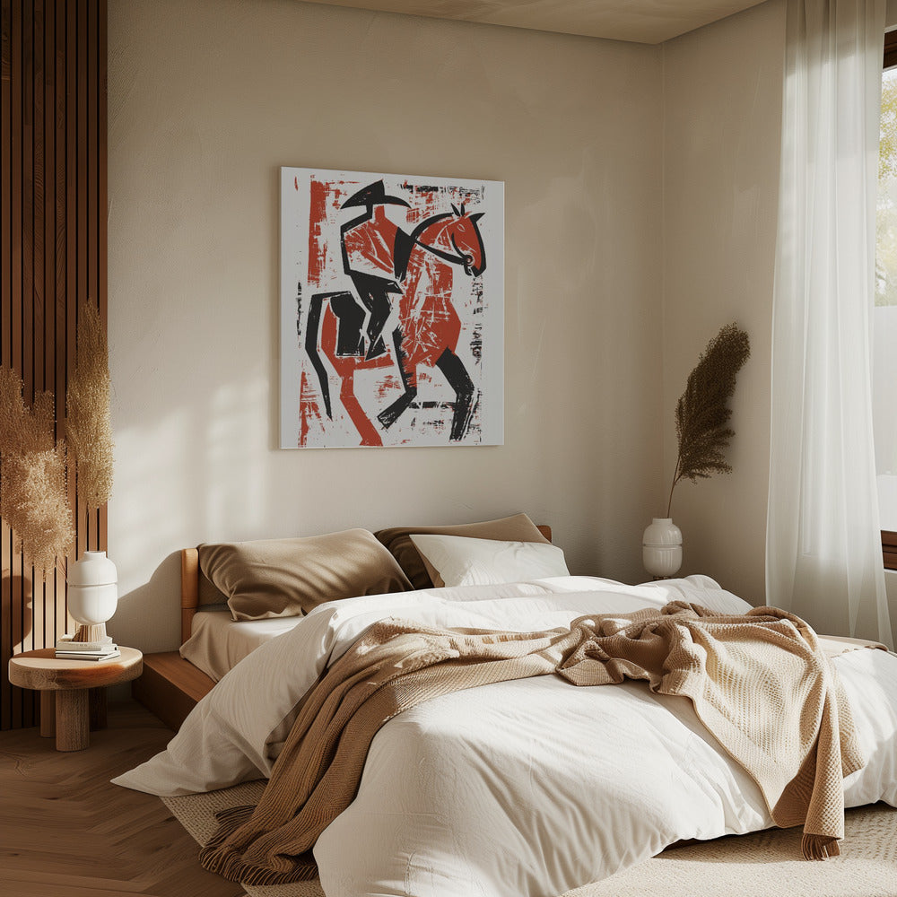 Abstract Ruiter | Canvas