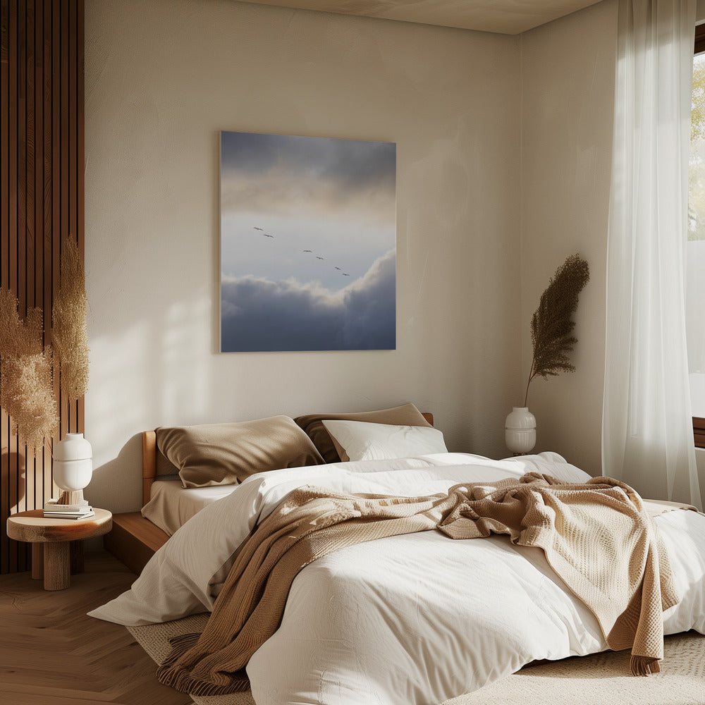 Vliegen Hoog 10 | Canvas
