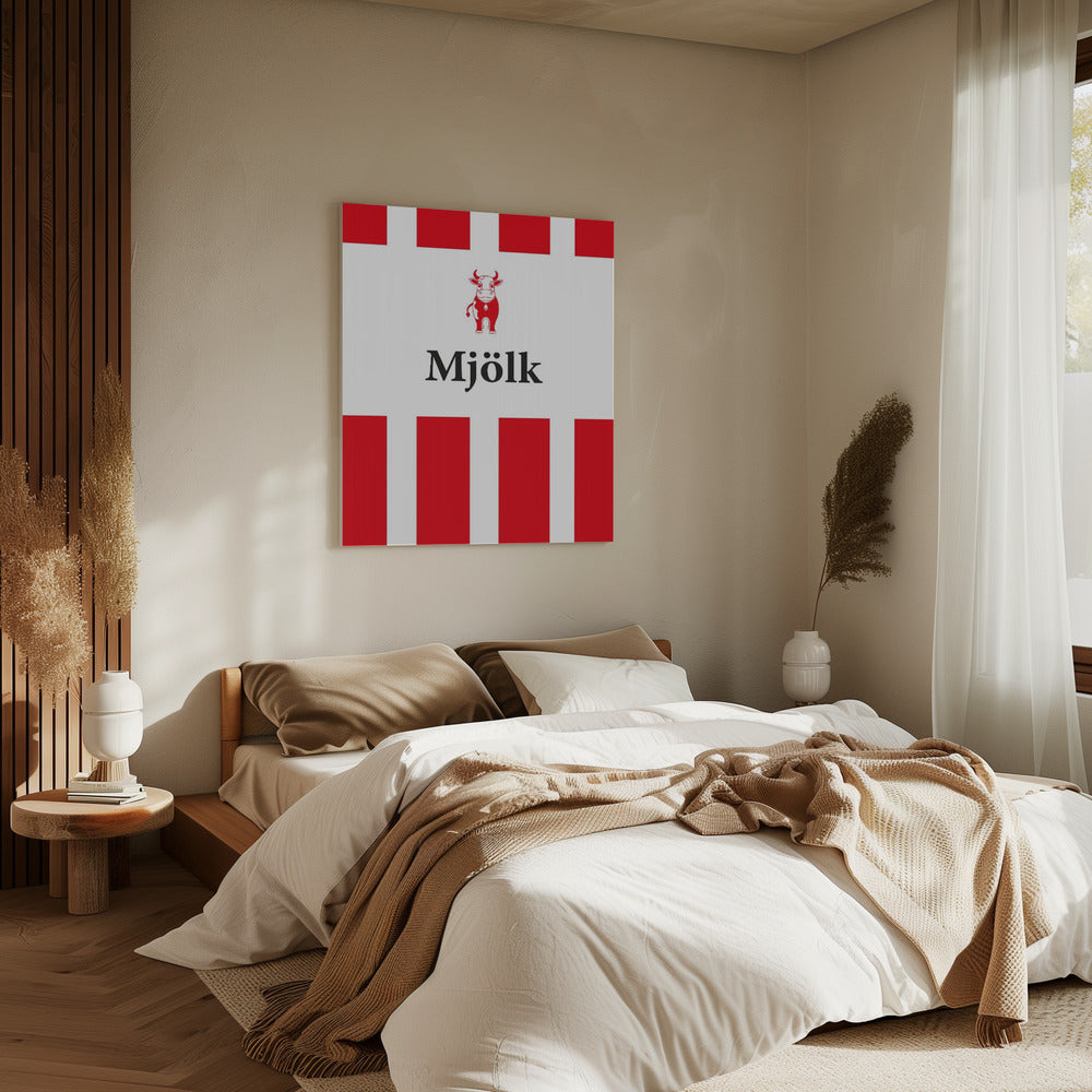 Mjölk Röd | Canvas