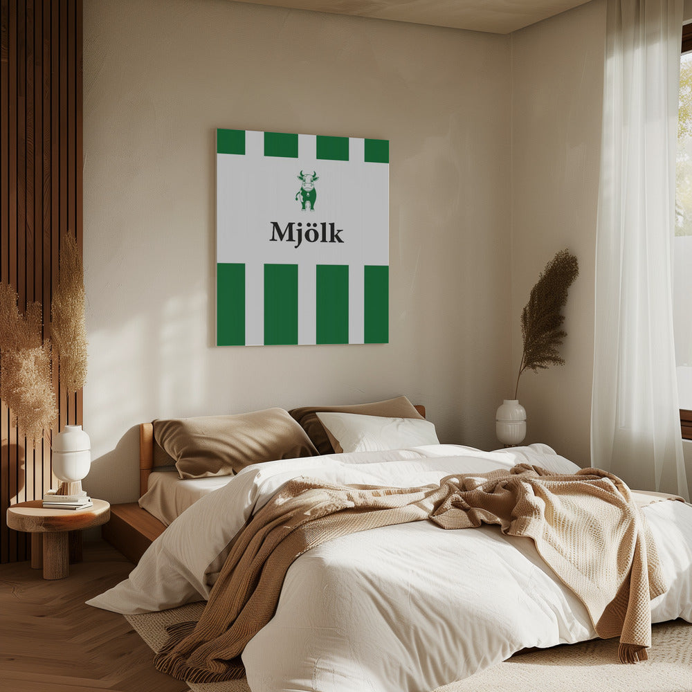 Mjölk Röd | Canvas