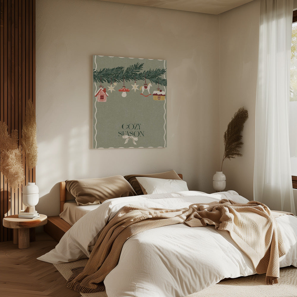 Speelgoed op de kerstboom | Canvas
