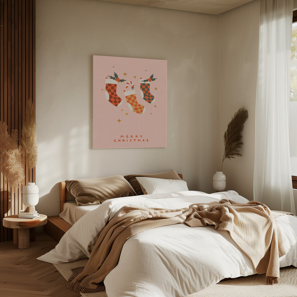 Kerstsok | Canvas