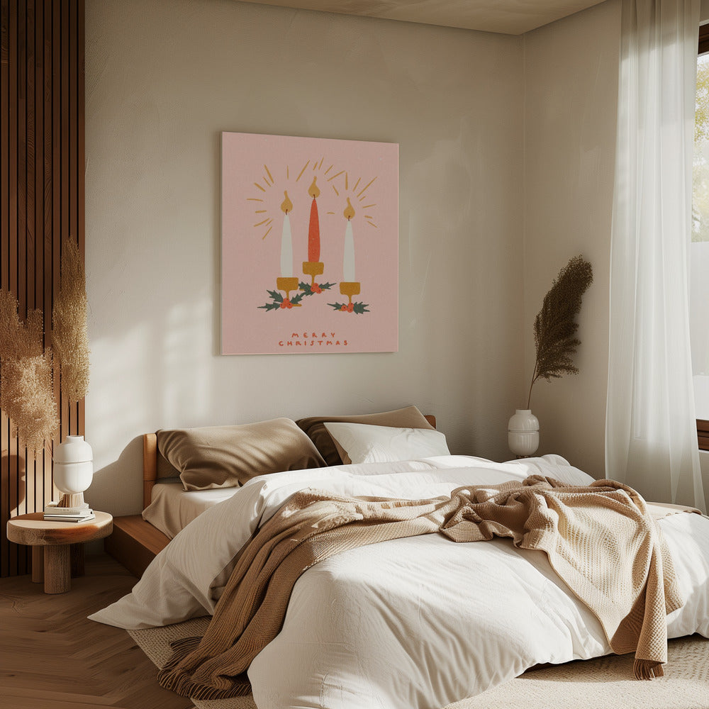 Kerstkaarsen | Canvas