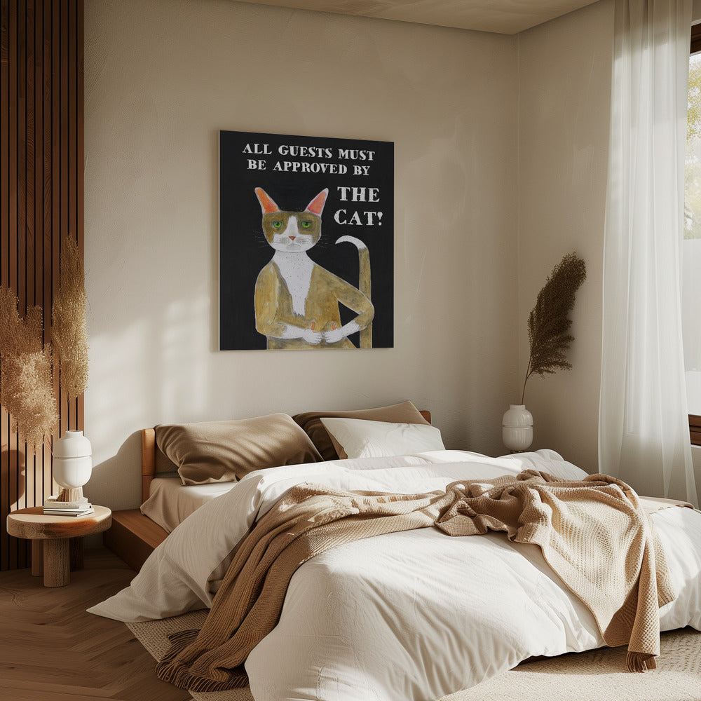 Goedgekeurd door de kat | Canvas