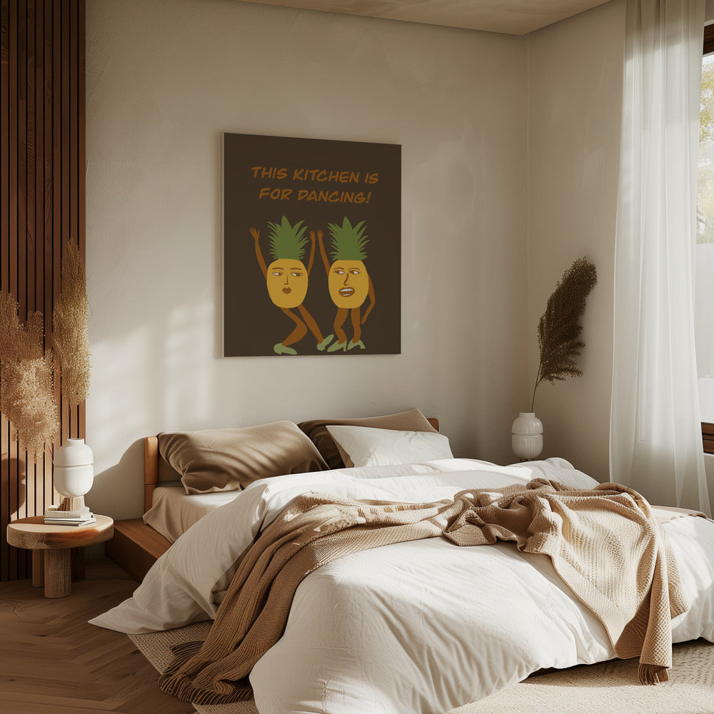 Dansende ananas | Canvas