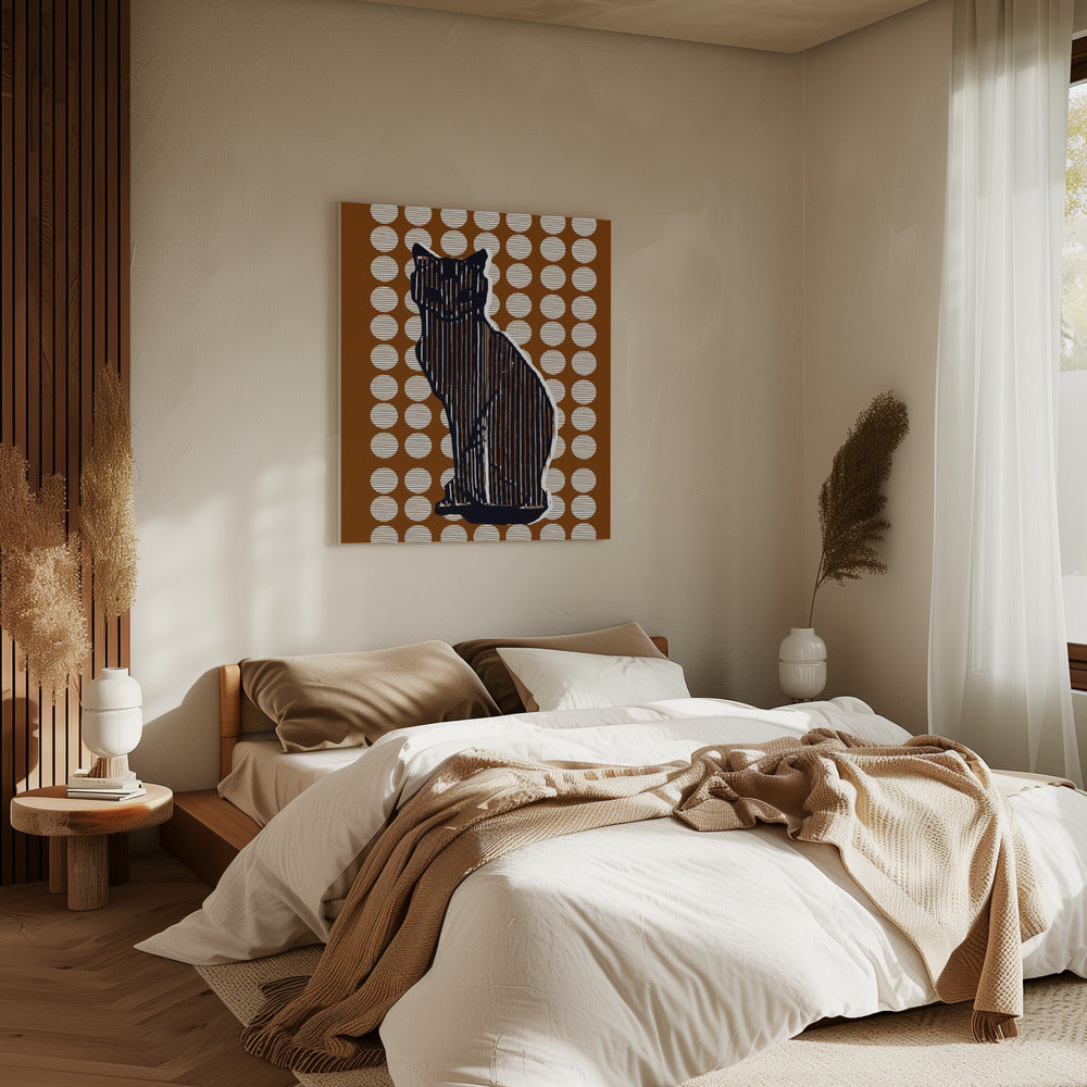 Hiernamaals Kat 3 | Canvas