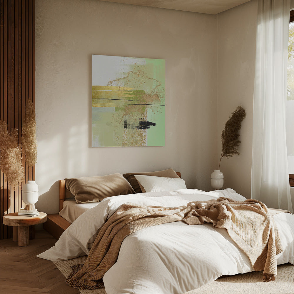 Vloeibare Groenen 2 | Canvas