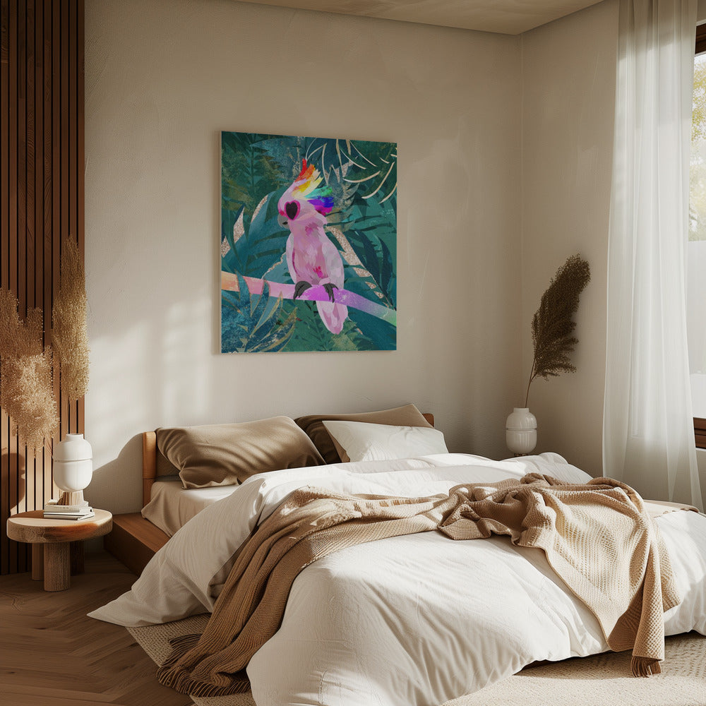 Jungle Regenboog Kaketoe | Canvas