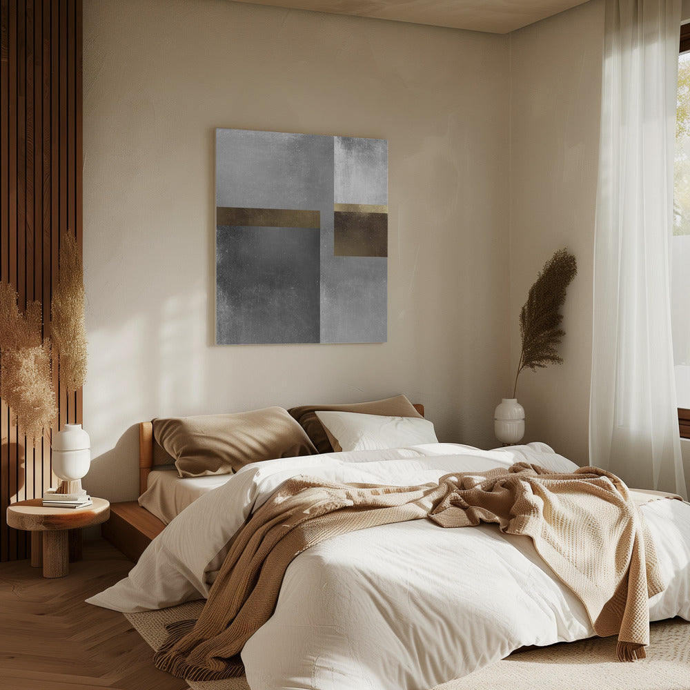 Goud- en zilvertexturen 6 | Canvas