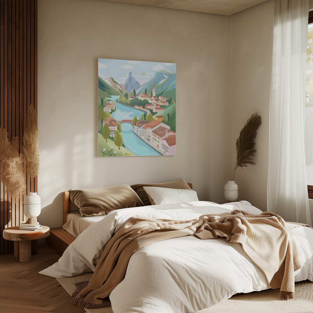 Zwitserse Alpen | Canvas