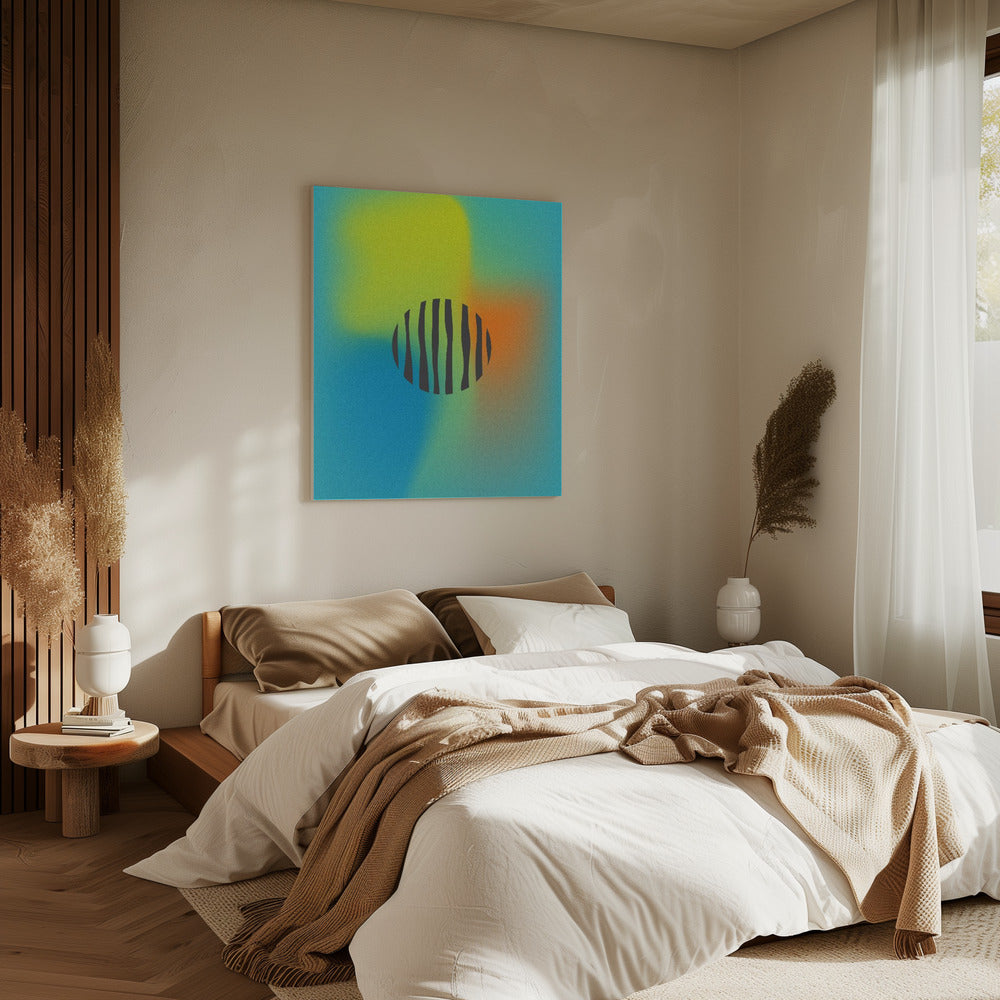 Kleurrijke echo's | Canvas