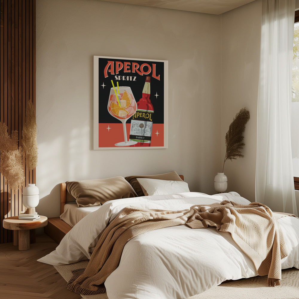 Aperol Spritz_Zwart | Canvas