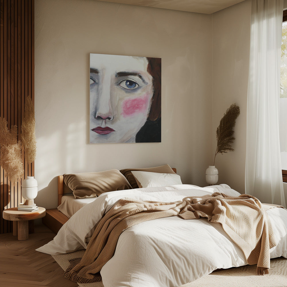 blauwe ogen | Canvas