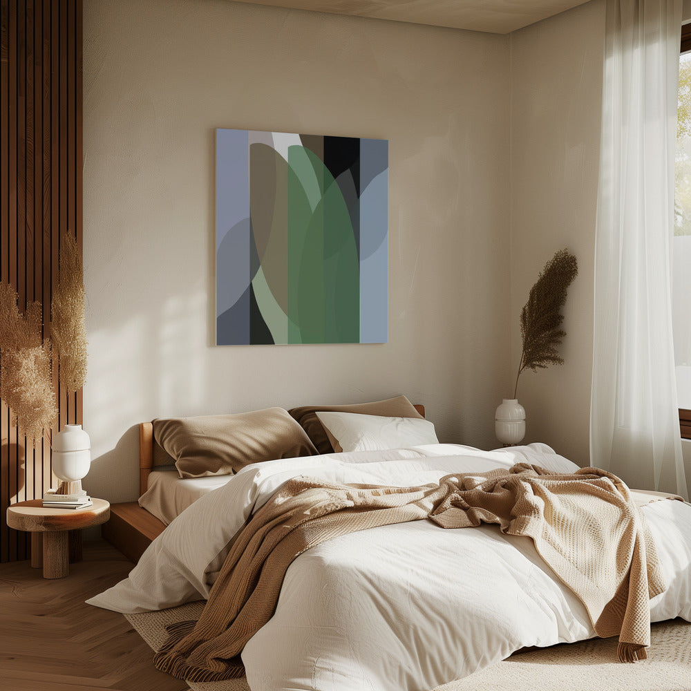 Abstracte vormen kunstdruk nr. 3 | Canvas