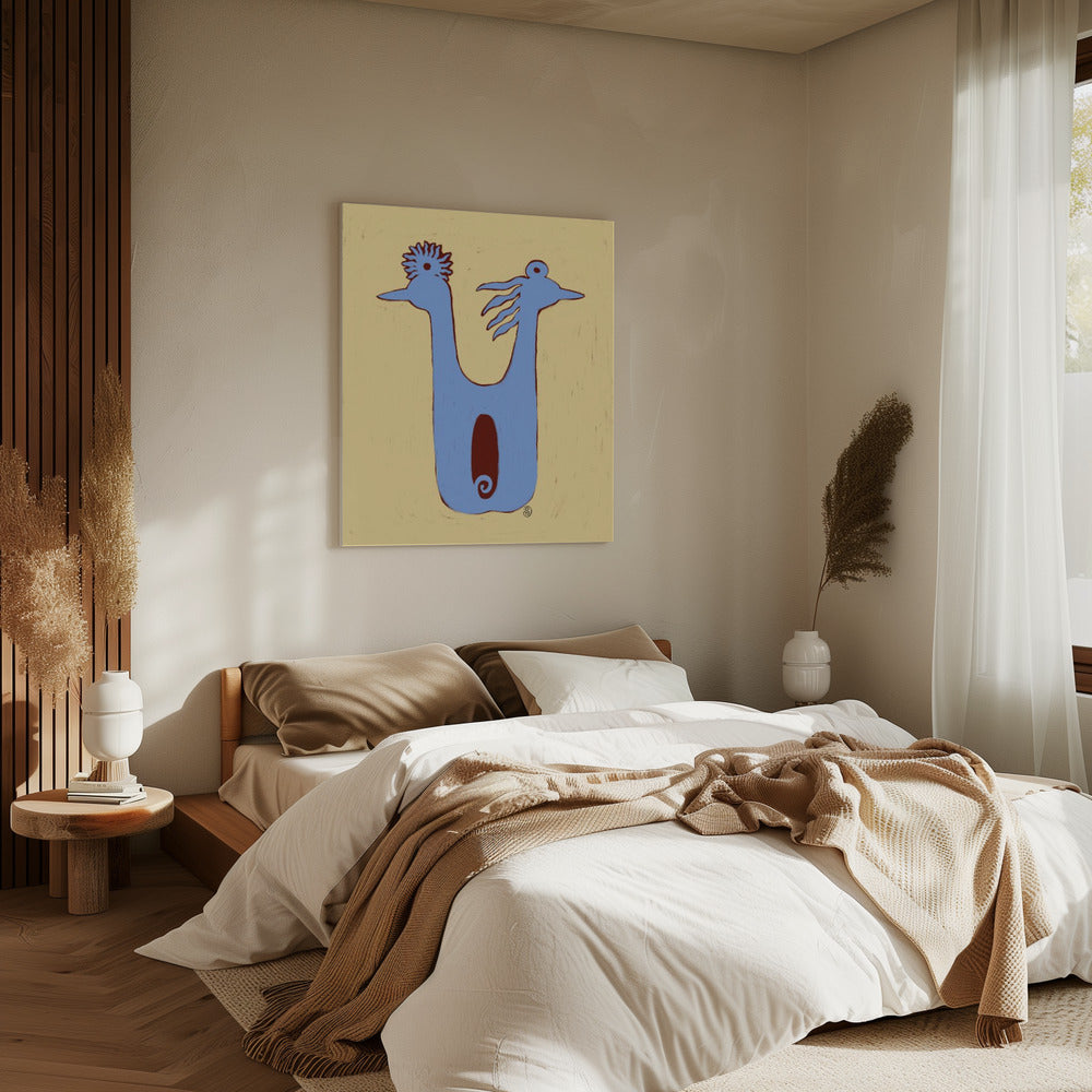 Vogelpaar | Canvas