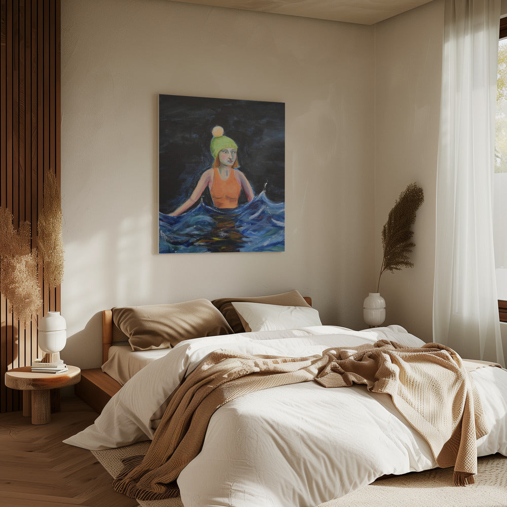 Wildzwemmen in de oceaan | Canvas