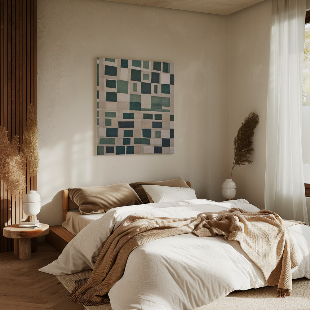 Smaragd Mozaïek | Canvas