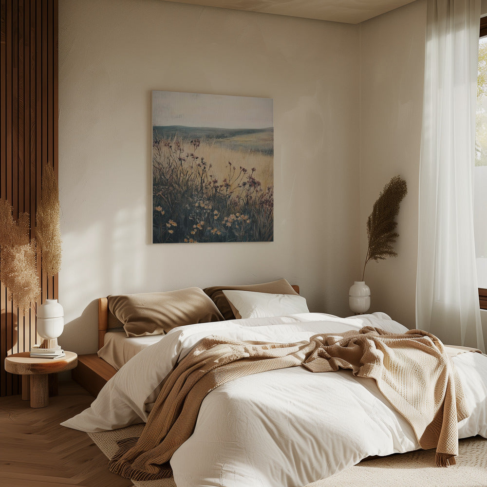 Landscape Wild Flower | Canvas