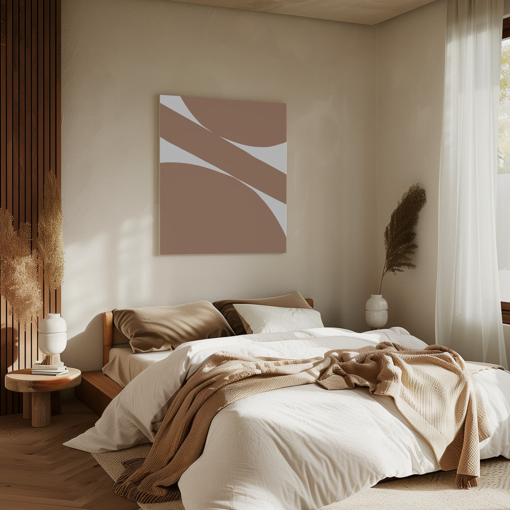 Abstract Mocha | Canvas