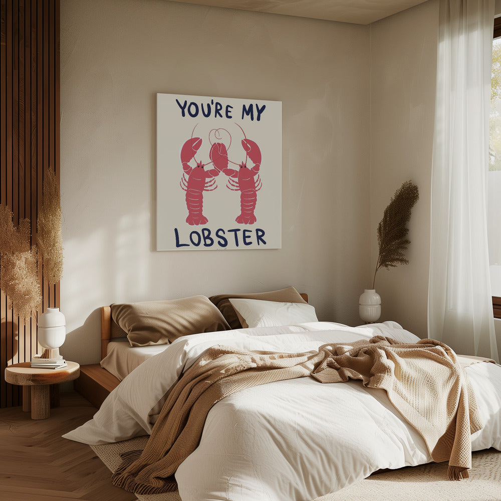Jij bent mijn kreeft | Canvas