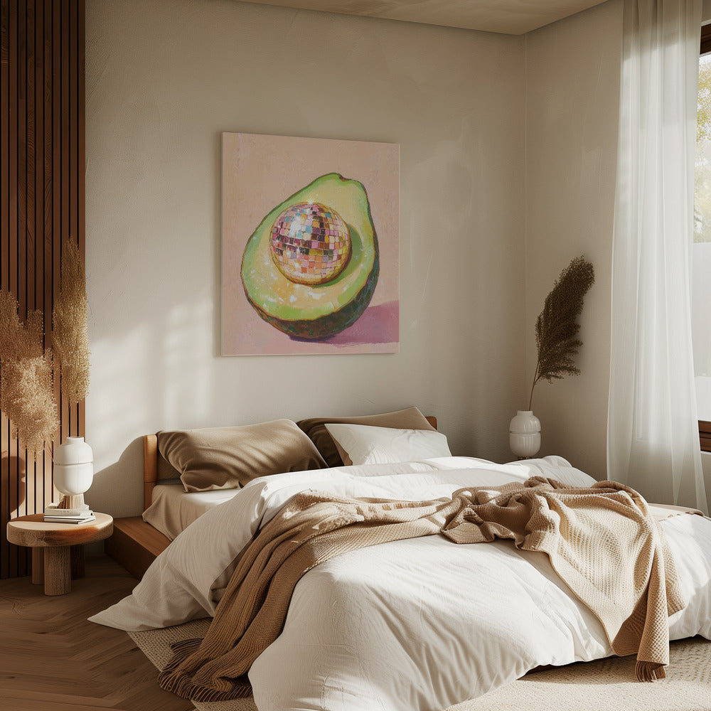Disco Avocado genot | Canvas