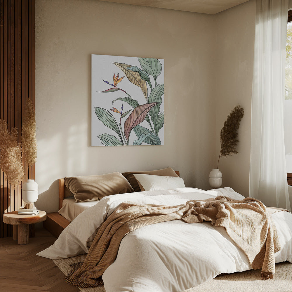 Vogels van het Paradijs | Canvas